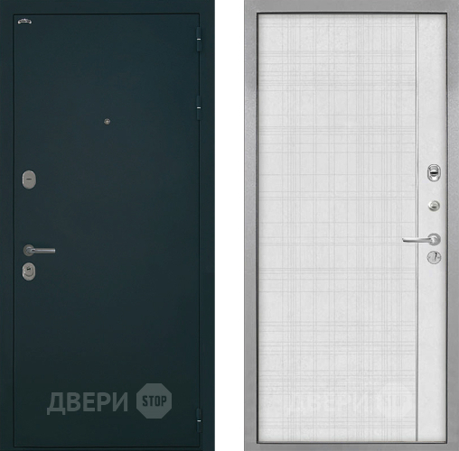 Дверь Интекрон (INTECRON) Греция В-07 с молдингом Лофт белый в Воскресенске