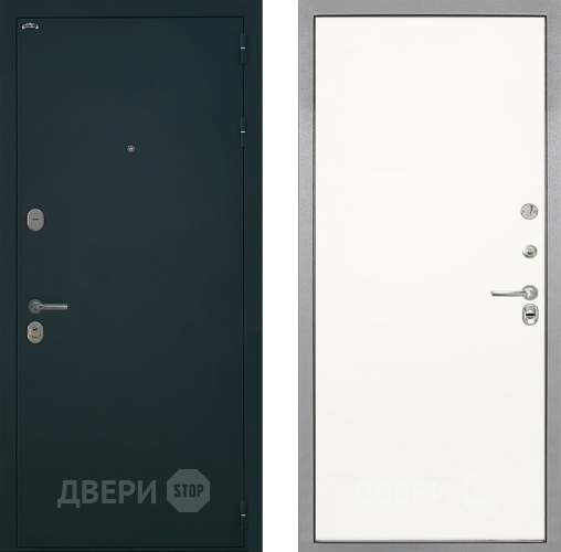Входная металлическая Дверь Интекрон (INTECRON) Греция Гладкая Слоновая кость в Воскресенске