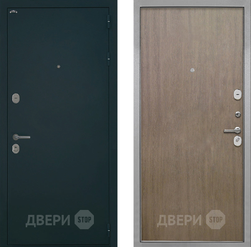 Входная металлическая Дверь Интекрон (INTECRON) Греция Гладкая шпон Венге коричневый в Воскресенске