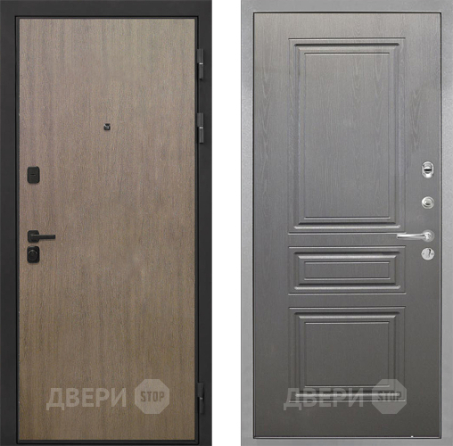 Входная металлическая Дверь Интекрон (INTECRON) Профит Black Венге Коричневый ФЛ-243 Графит вуд дуб в Воскресенске
