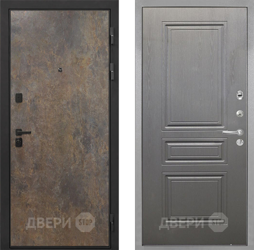 Дверь Интекрон (INTECRON) Профит Black Гранж ФЛ-243 Графит вуд дуб в Воскресенске