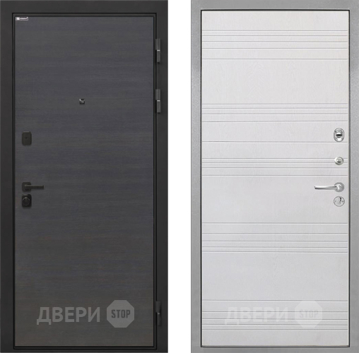 Входная металлическая Дверь Интекрон (INTECRON) Профит Black Эковенге ФЛ-316 Белый ясень в Воскресенске
