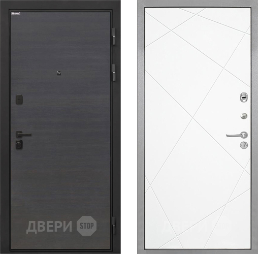 Дверь Интекрон (INTECRON) Профит Black Эковенге Лучи-М Софт милк в Воскресенске