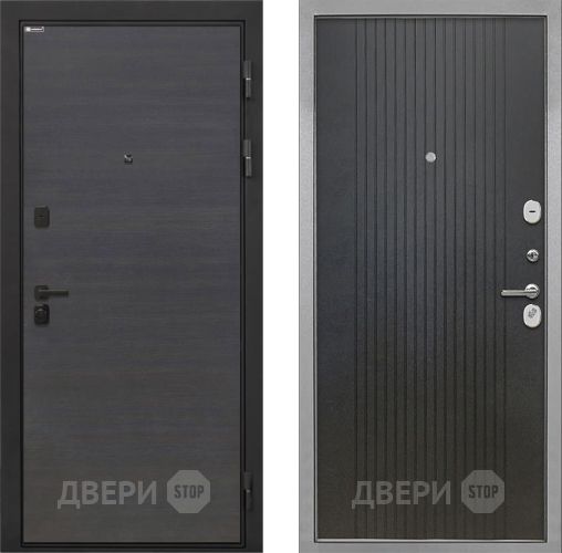 Дверь Интекрон (INTECRON) Профит Black Эковенге ФЛ-295 Лофт черный в Воскресенске