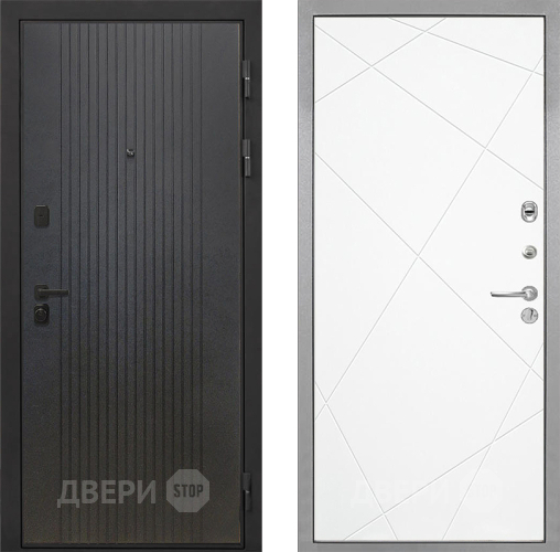 Дверь Интекрон (INTECRON) Профит Black ФЛ-295 Лучи-М Софт милк в Воскресенске