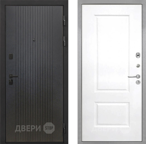 Входная металлическая Дверь Интекрон (INTECRON) Профит Black ФЛ-295 Альба Роял Вуд белый в Воскресенске