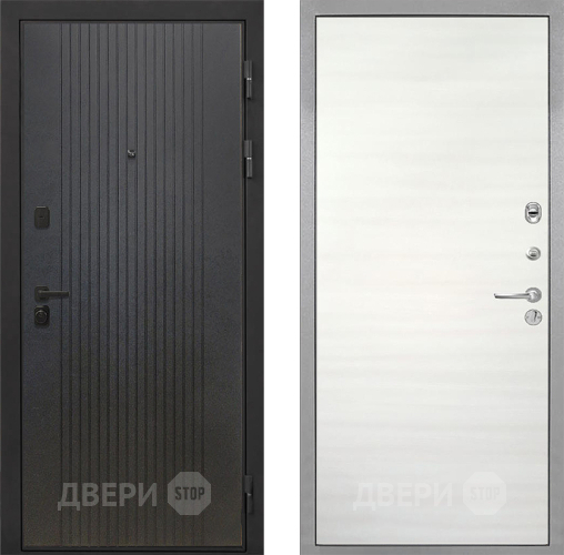 Дверь Интекрон (INTECRON) Профит Black ФЛ-295 Гладкая Дуб сильвер поперечный в Воскресенске