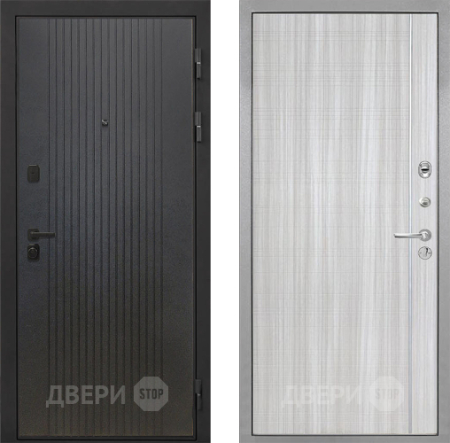 Дверь Интекрон (INTECRON) Профит Black ФЛ-295 В-07 с молдингом Сандал белый в Воскресенске