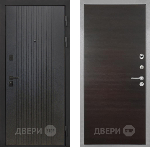 Дверь Интекрон (INTECRON) Профит Black ФЛ-295 Гладкая Эковенге поперечный в Воскресенске