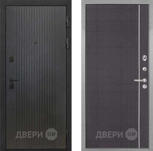 Входная металлическая Дверь Интекрон (INTECRON) Профит Black ФЛ-295 В-07 с молдингом Венге в Воскресенске