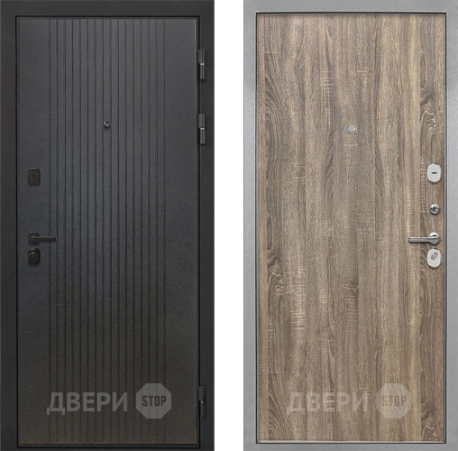 Дверь Интекрон (INTECRON) Профит Black ФЛ-295 Гладкая Дуб турин в Воскресенске