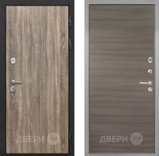 Входная металлическая Дверь Интекрон (INTECRON) Гектор Дуб Турин Гладкая Дуб тоскано поперечный в Воскресенске