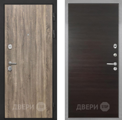 Дверь Интекрон (INTECRON) Гектор Дуб Турин Гладкая Эковенге поперечный в Воскресенске
