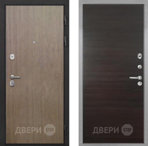 Входная металлическая Дверь Интекрон (INTECRON) Гектор Венге Коричневый Гладкая Эковенге поперечный в Воскресенске