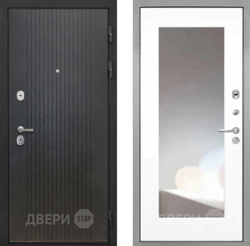 Дверь Интекрон (INTECRON) Гектор ФЛ-295 ФЛЗ-120-М Зеркало Белый матовый в Воскресенске