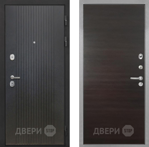 Входная металлическая Дверь Интекрон (INTECRON) Гектор ФЛ-295 Гладкая Эковенге поперечный в Воскресенске