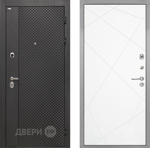 Дверь Интекрон (INTECRON) Олимпия Black 4К Лучи-М Софт милк в Воскресенске