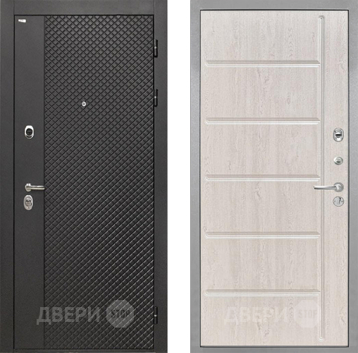 Дверь Интекрон (INTECRON) Олимпия Black 4К ФЛ-102 Сосна белая в Воскресенске