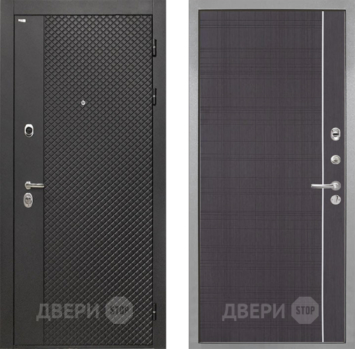 Дверь Интекрон (INTECRON) Олимпия Black 4К В-07 с молдингом Венге в Воскресенске