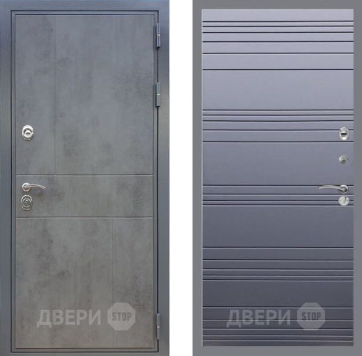 Дверь Рекс (REX) ФЛ-290 Line Силк титан в Воскресенске