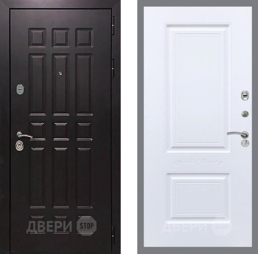 Входная металлическая Дверь Рекс (REX) 8 Смальта Силк Сноу в Воскресенске