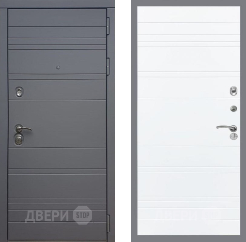 Дверь Рекс (REX) 14 силк титан Line Силк Сноу в Воскресенске