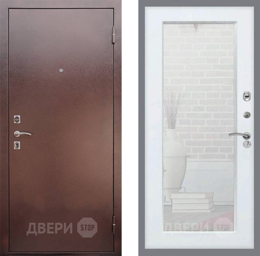 Дверь Рекс (REX) 1 Зеркало Пастораль Силк Сноу в Воскресенске