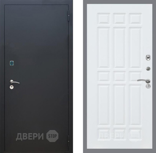 Дверь Рекс (REX) 1A Черный Муар FL-33 Силк Сноу в Воскресенске
