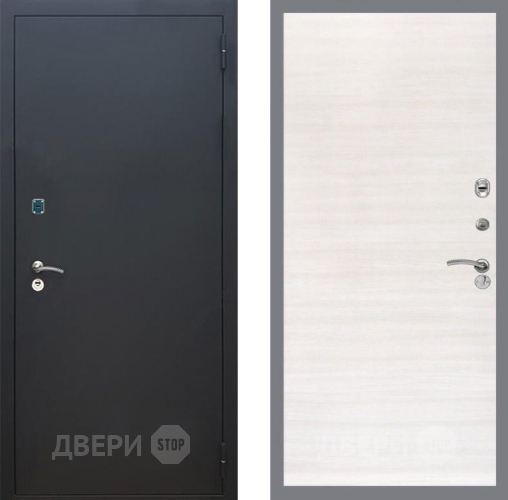 Дверь Рекс (REX) 1A Черный Муар GL Акация в Воскресенске