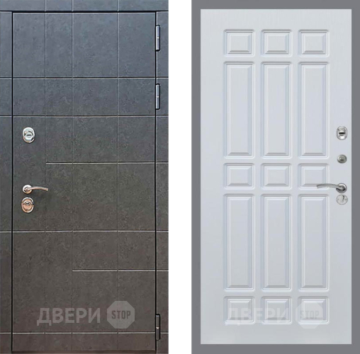 Входная металлическая Дверь Рекс (REX) 21 FL-33 Белый ясень в Воскресенске