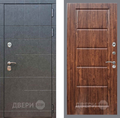 Входная металлическая Дверь Рекс (REX) 21 FL-39 орех тисненый в Воскресенске