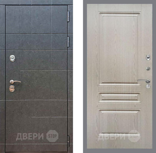 Входная металлическая Дверь Рекс (REX) 21 FL-243 Беленый дуб в Воскресенске