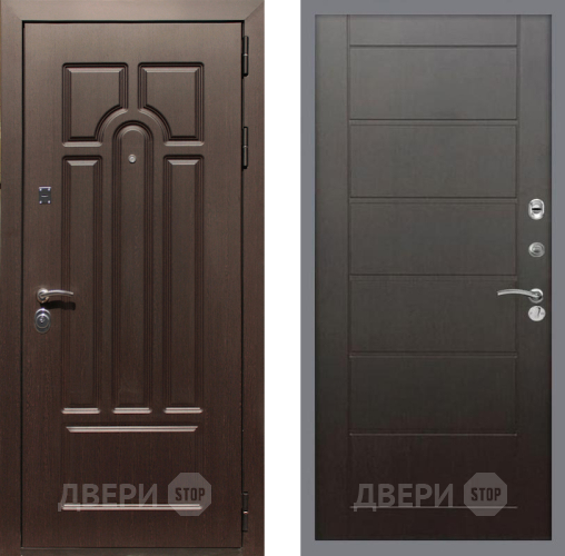 Входная металлическая Дверь Рекс (REX) Эврика Сити Венге в Воскресенске