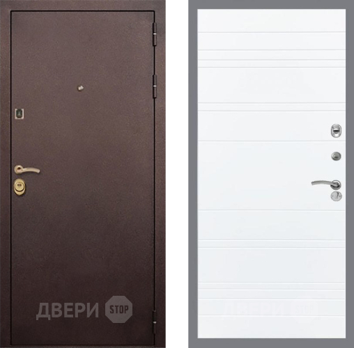 Дверь Рекс (REX) Лайт 3К Line Силк Сноу в Воскресенске