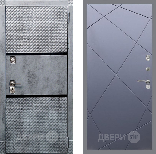 Дверь Рекс (REX) 15 Бетон Темный FL-291 Силк титан в Воскресенске