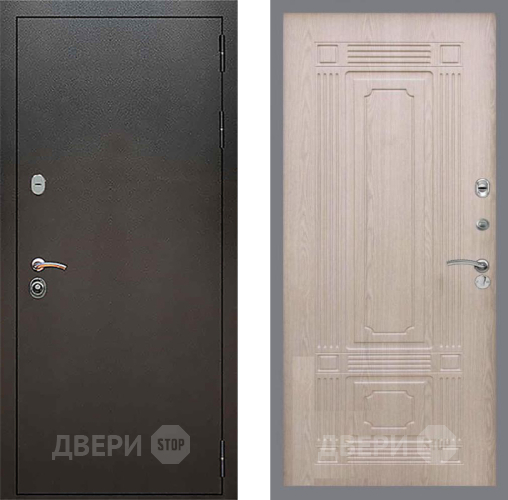 Дверь Рекс (REX) 5 Серебро Антик FL-2 Беленый дуб в Воскресенске