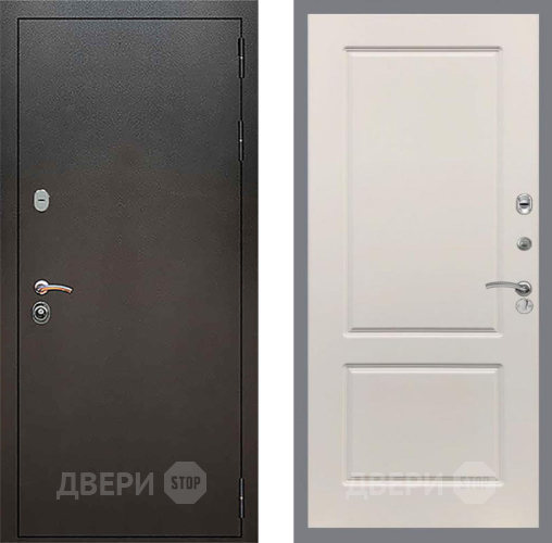 Входная металлическая Дверь Рекс (REX) 5 Серебро Антик FL-117 Шампань в Воскресенске