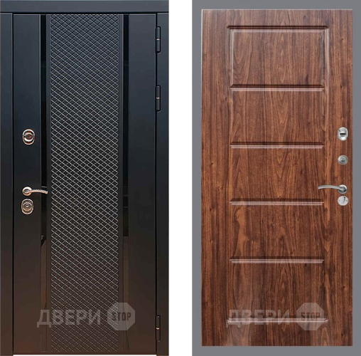 Входная металлическая Дверь Рекс (REX) 25 FL-39 орех тисненый в Воскресенске
