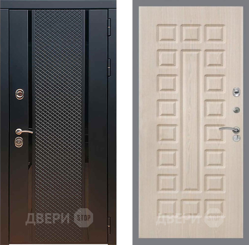 Входная металлическая Дверь Рекс (REX) 25 FL-183 Беленый дуб в Воскресенске