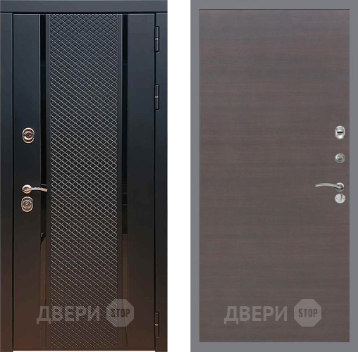 Входная металлическая Дверь Рекс (REX) 25 GL венге поперечный в Воскресенске