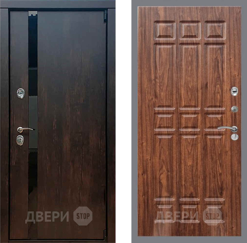Дверь Рекс (REX) 26 FL-33 орех тисненый в Воскресенске
