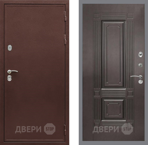 Входная металлическая Дверь Рекс (REX) 5 металл 3 мм FL-2 Венге в Воскресенске