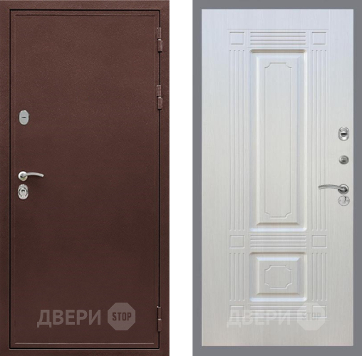 Дверь Рекс (REX) 5 металл 3 мм FL-2 Лиственница беж в Воскресенске