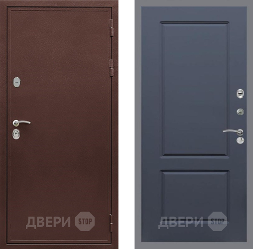 Входная металлическая Дверь Рекс (REX) 5 металл 3 мм FL-117 Силк титан в Воскресенске