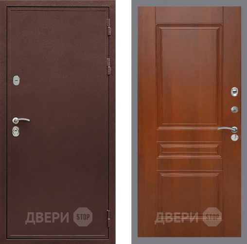 Входная металлическая Дверь Рекс (REX) 5 металл 3 мм FL-243 Итальянский орех в Воскресенске